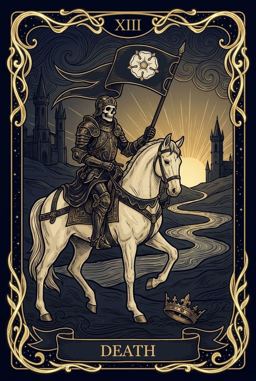 The Death tarot card