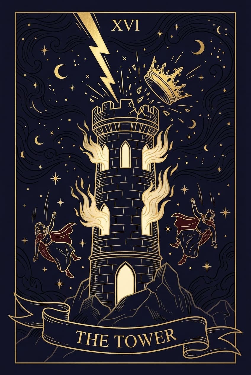 The Tower tarot card